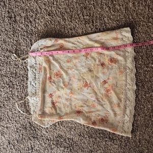 Light floral cami